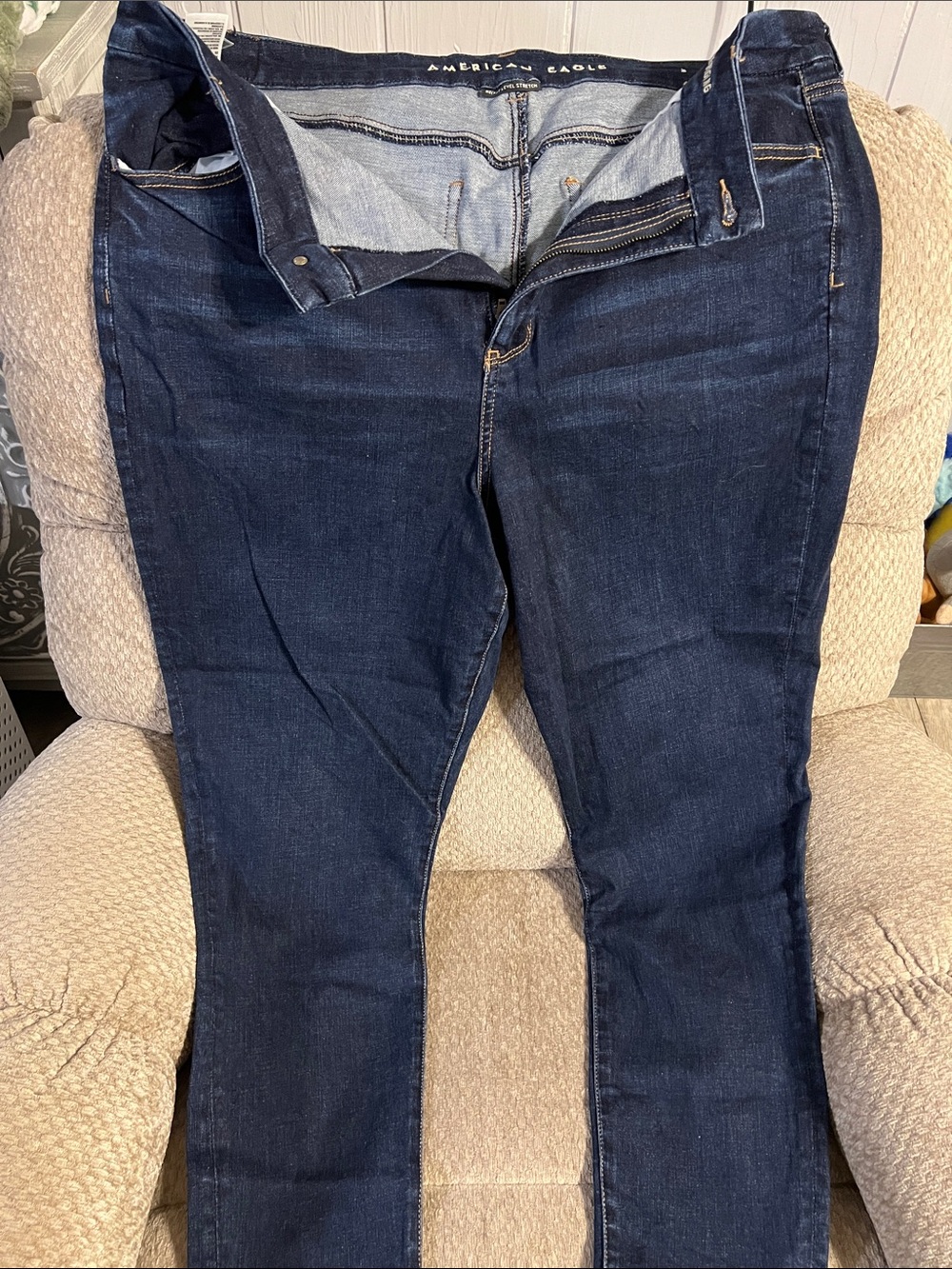 American Eagle Outfitters Dark Indigo Skinny Jeans